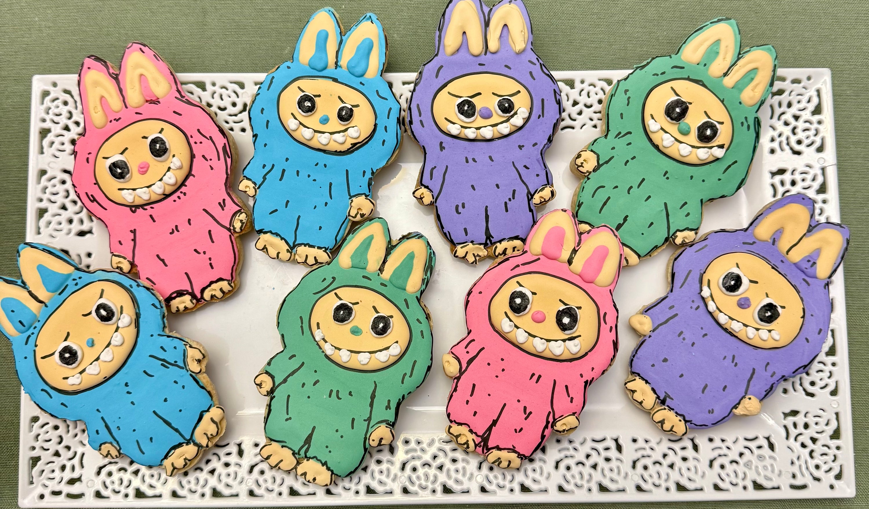 Character Themed Decorated Cookies