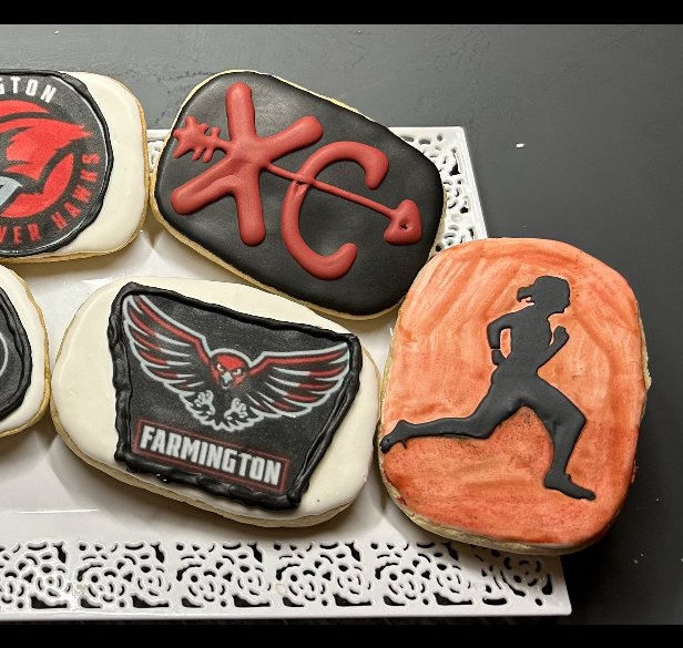 Sport Themed Decorated Cookies