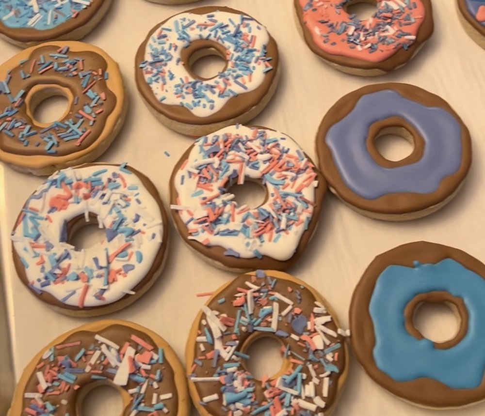 Donut Decorated Cookies