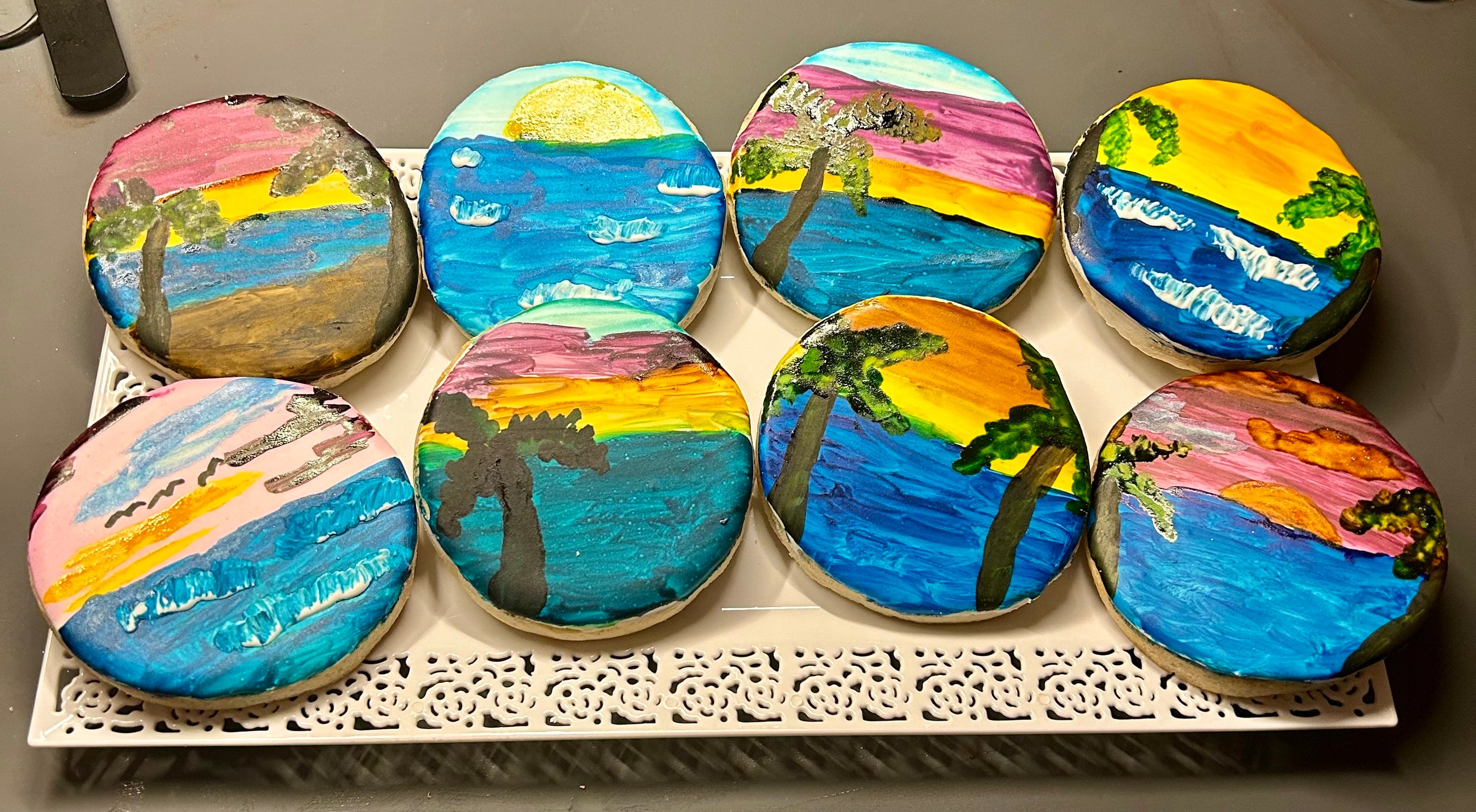 Custom Birthday Decorated Cookies