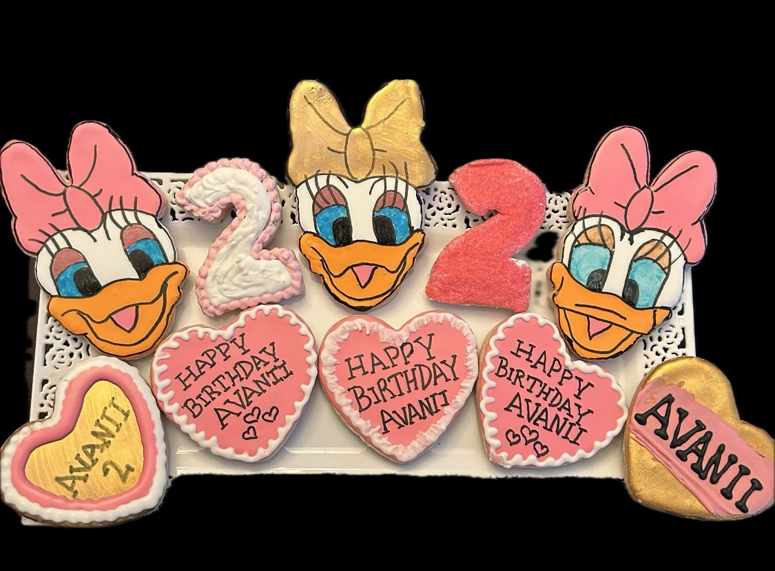 Character Themed Decorated Cookies