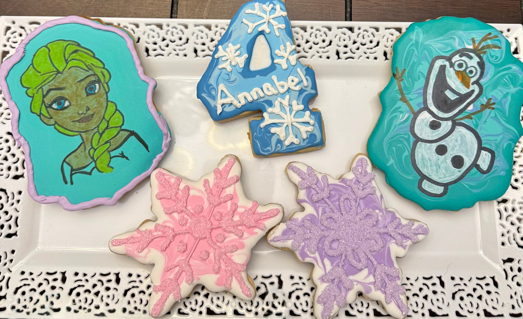 Character Themed Decorated Cookies
