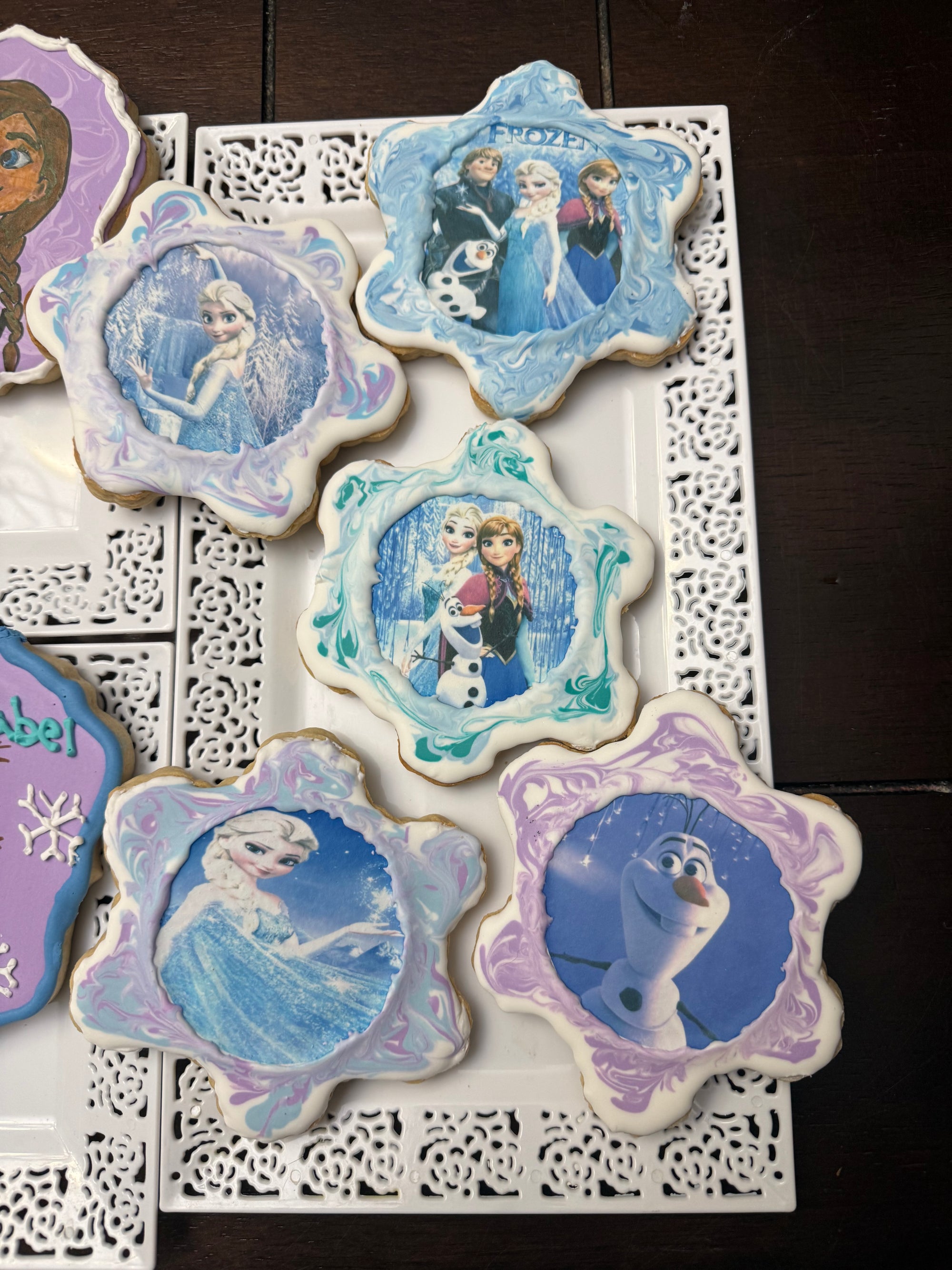 Character Themed Decorated Cookies