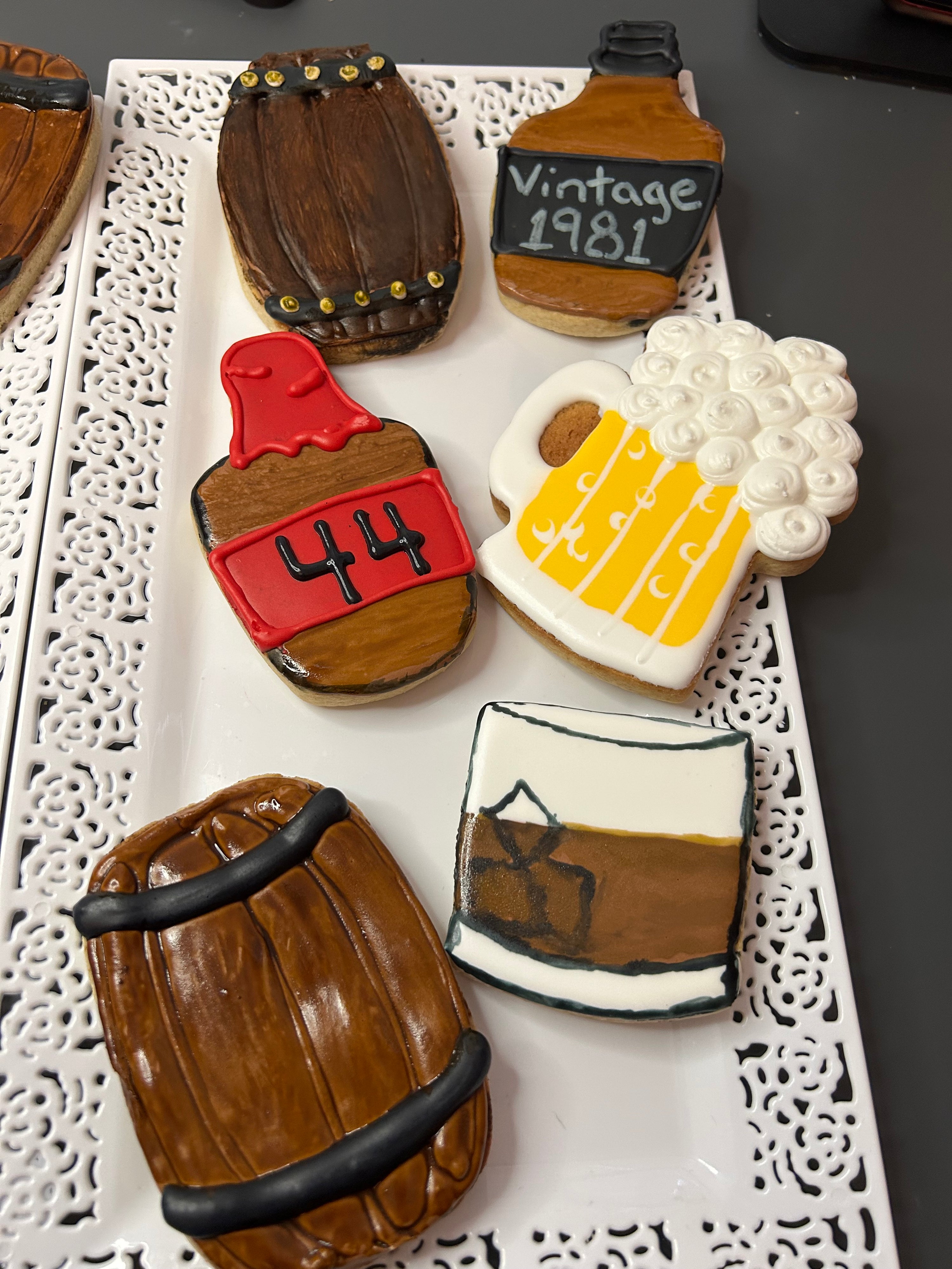 Custom Birthday Decorated Cookies