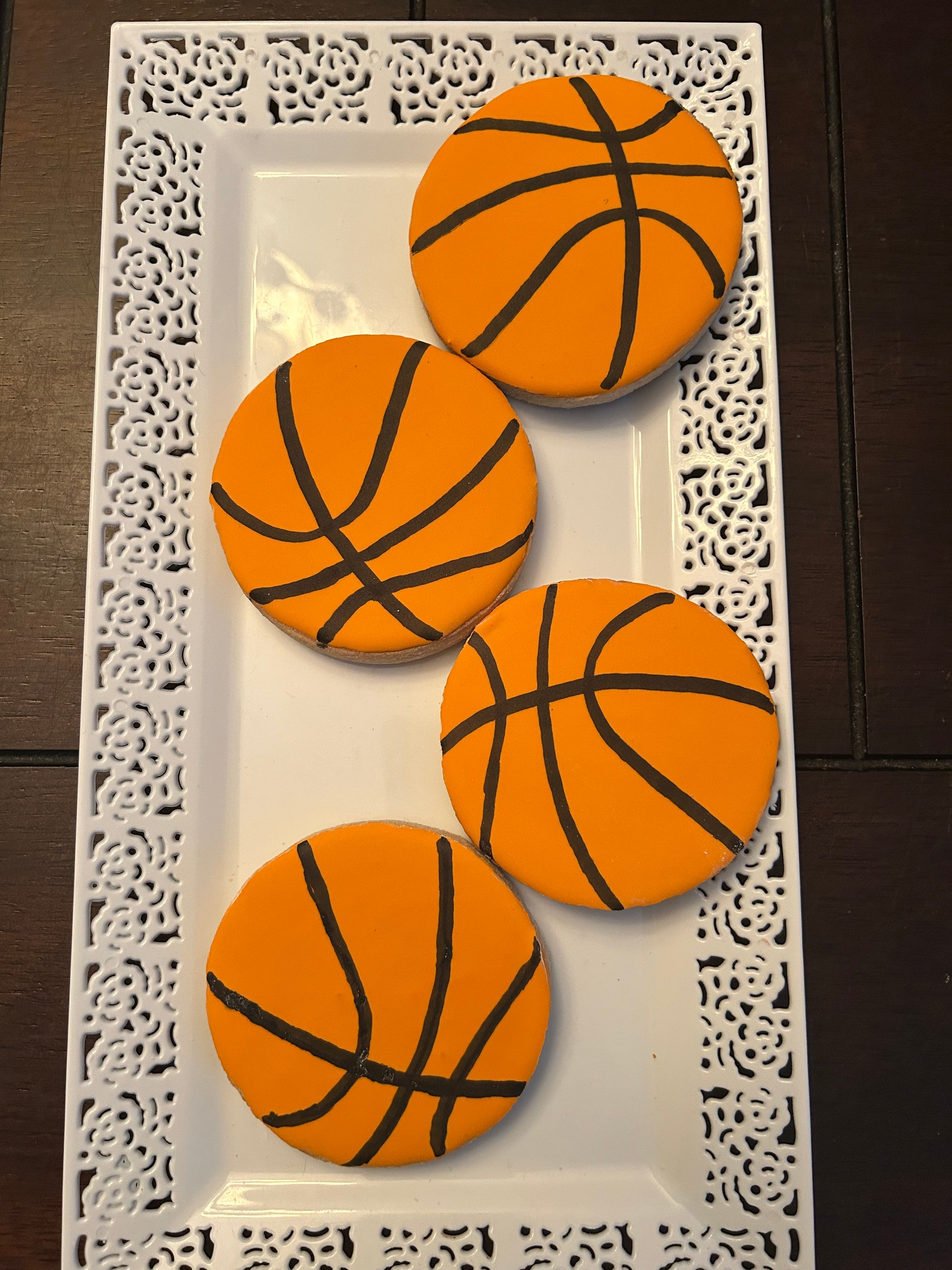 Sport Themed Decorated Cookies
