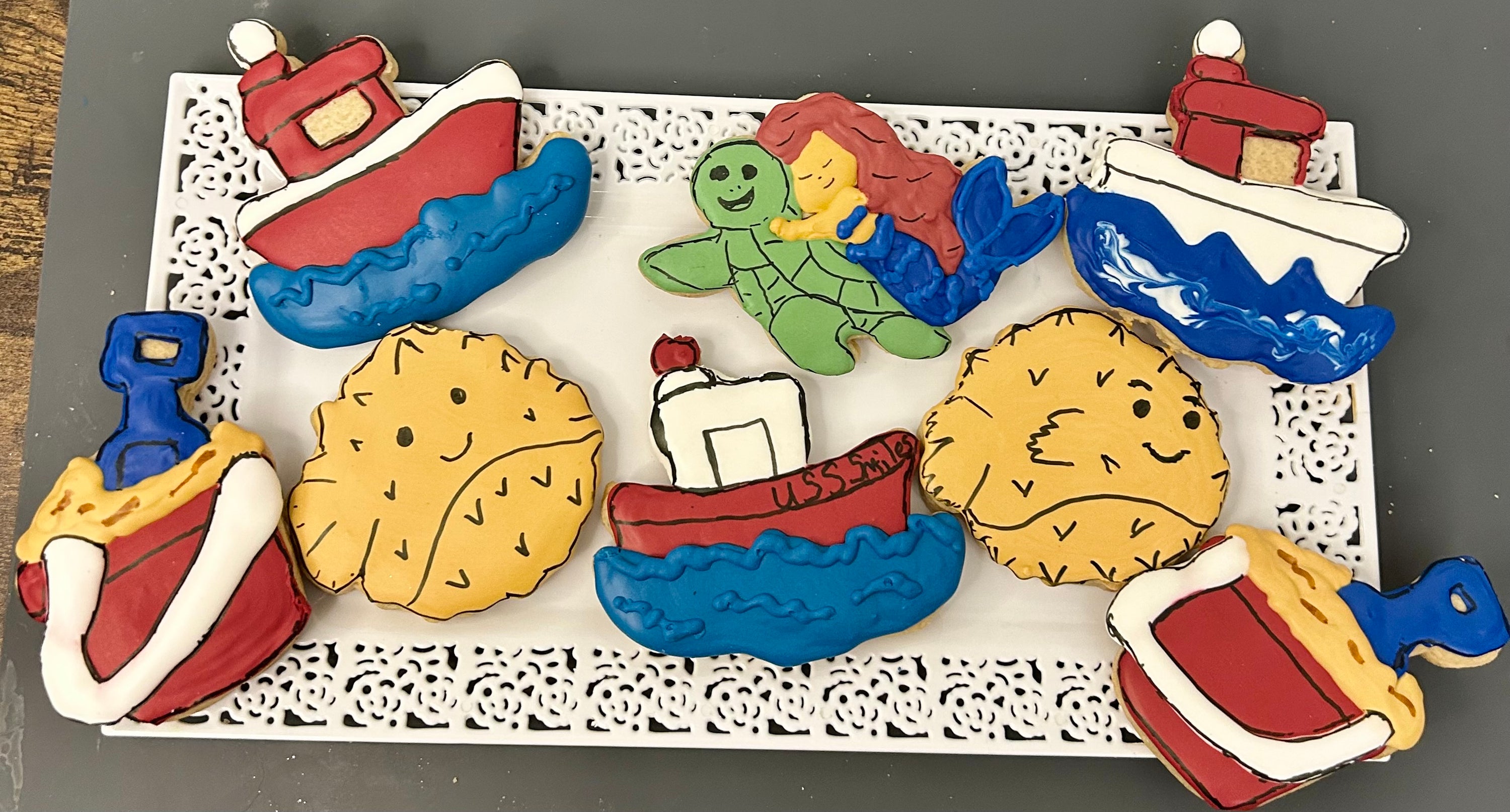 Custom Birthday Decorated Cookies