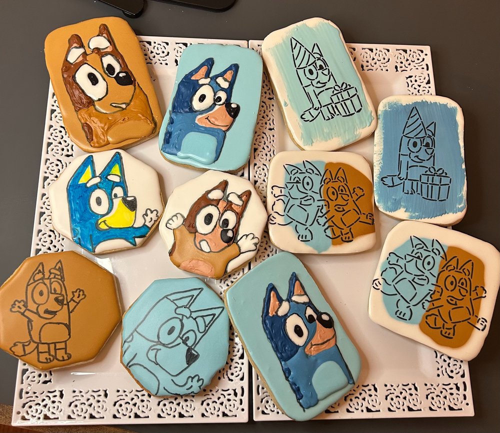 Character Themed Decorated Cookies