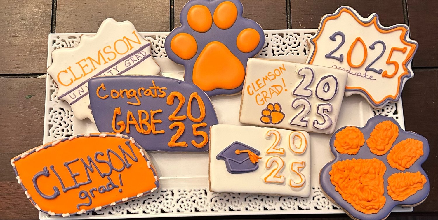 Graduation Sugar Decorated Cookies