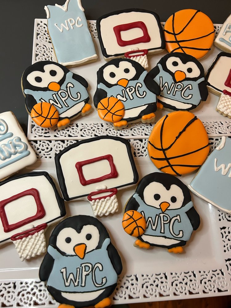 Sport Themed Decorated Cookies