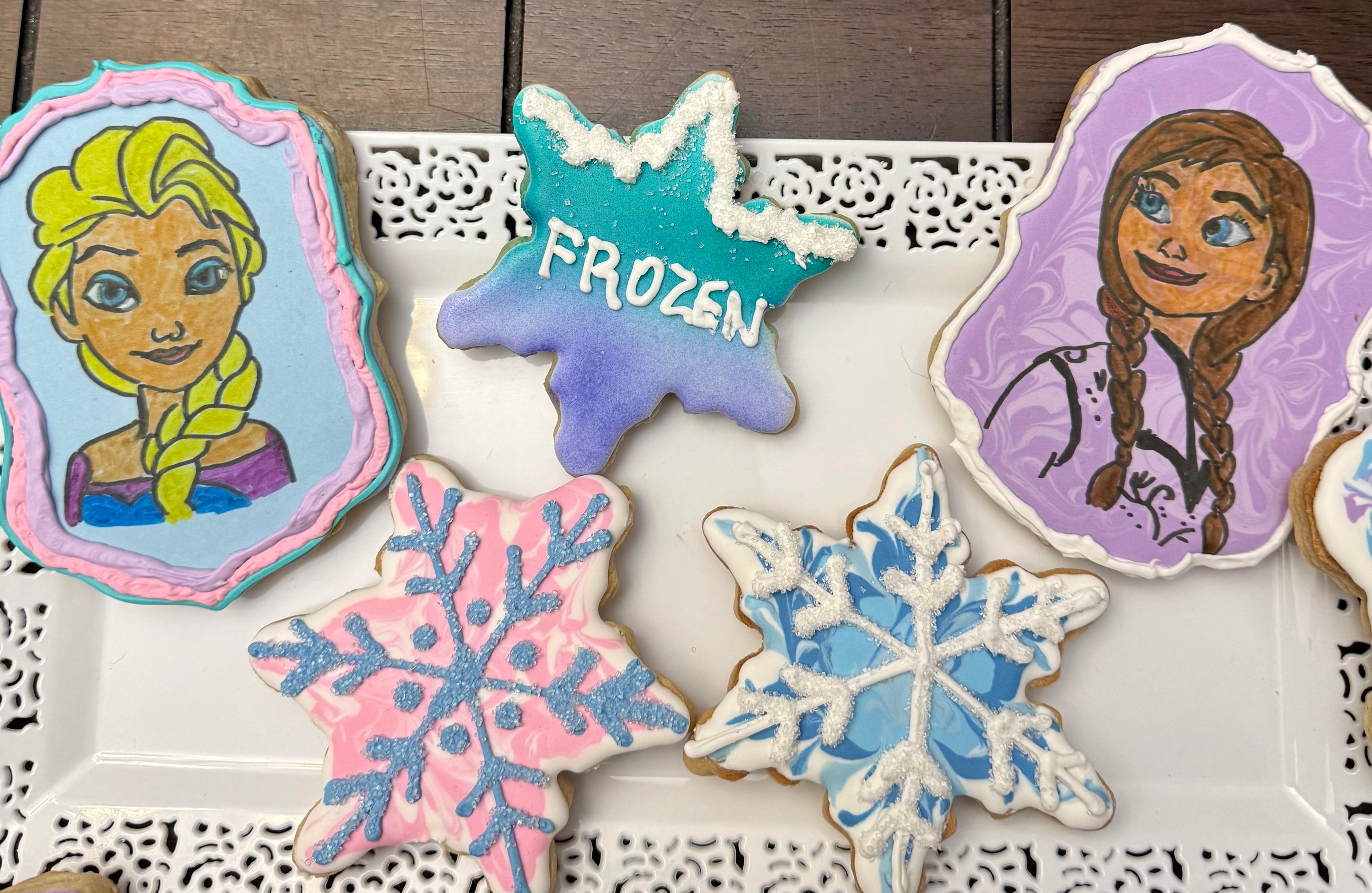 Character Themed Decorated Cookies