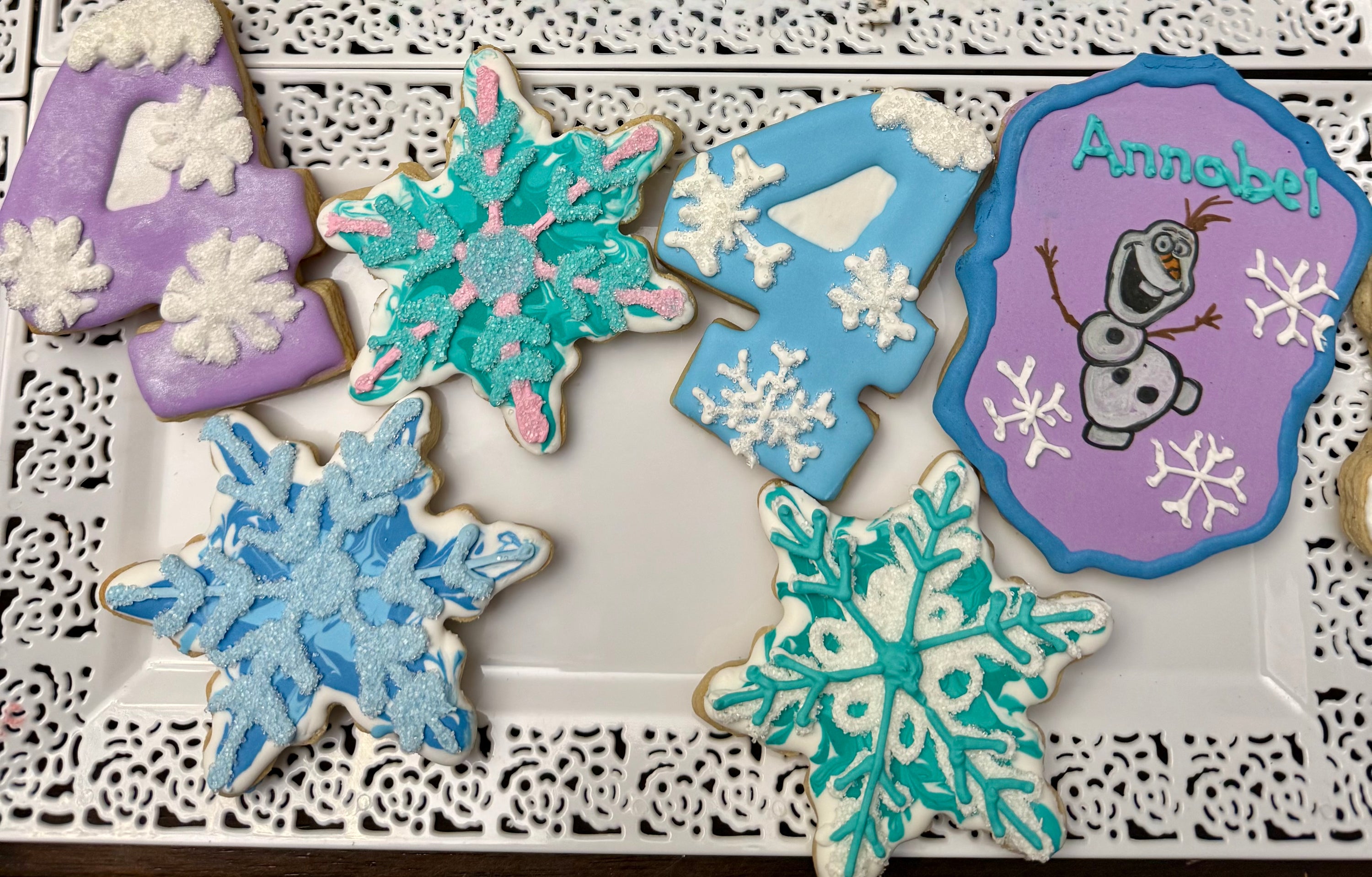 Character Themed Decorated Cookies