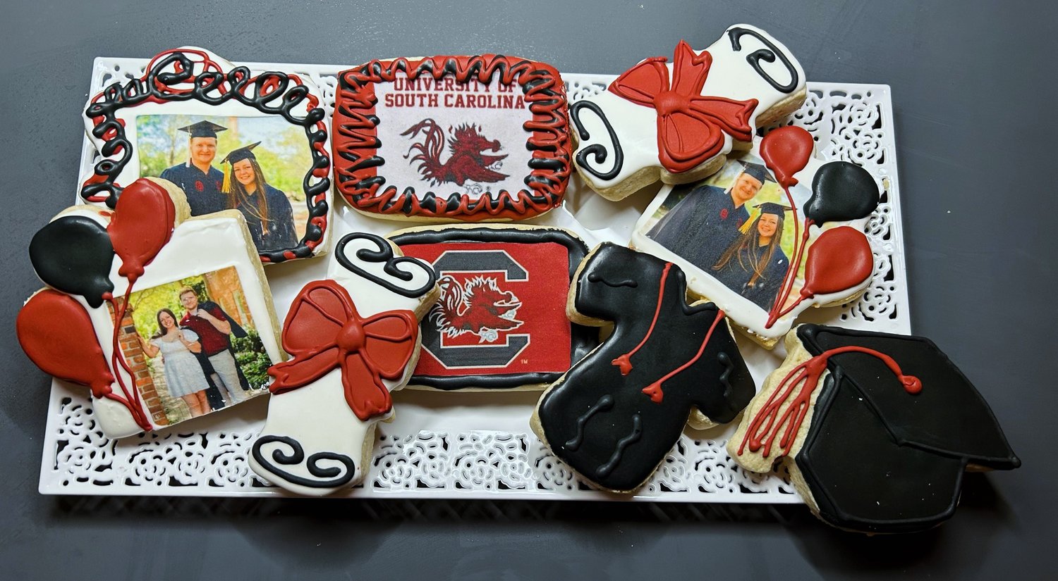 Graduation Sugar Decorated Cookies