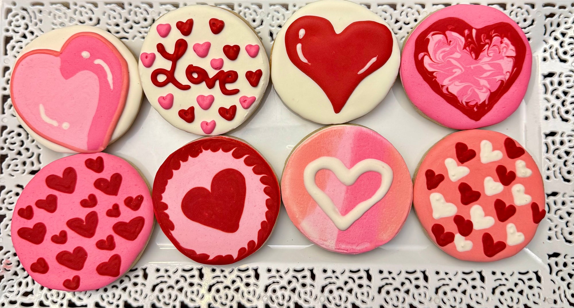 Holiday Themed Sugar Decorated Cookies