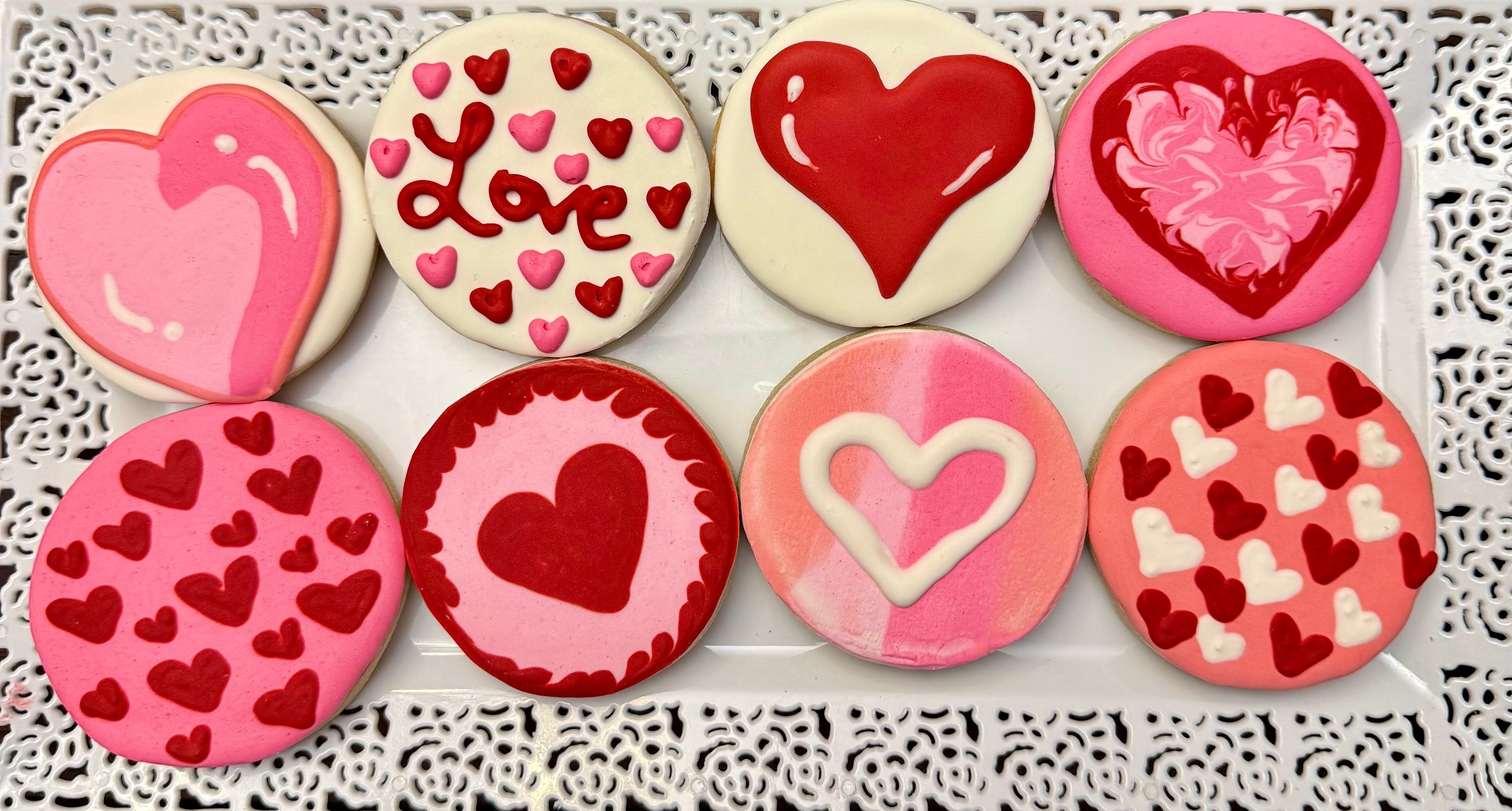 Holiday Themed Sugar Decorated Cookies