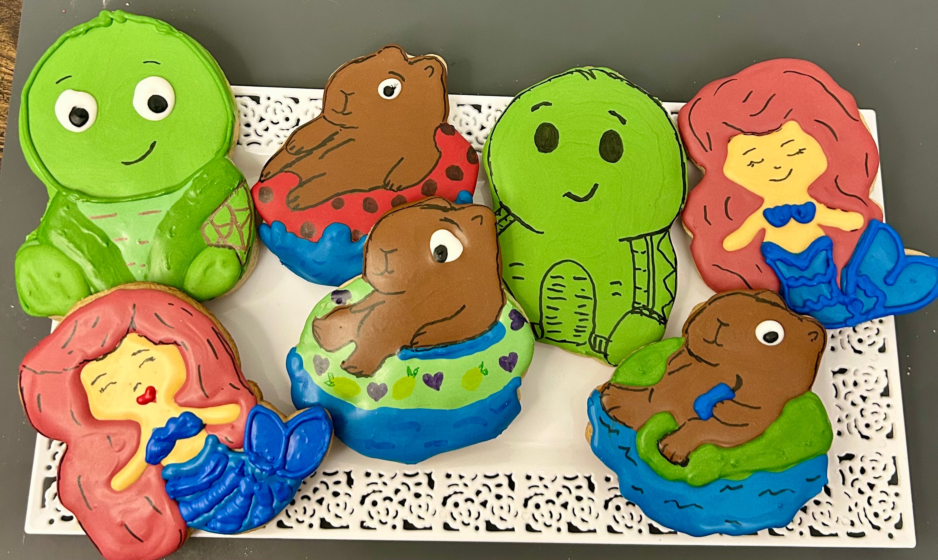 Custom Birthday Decorated Cookies