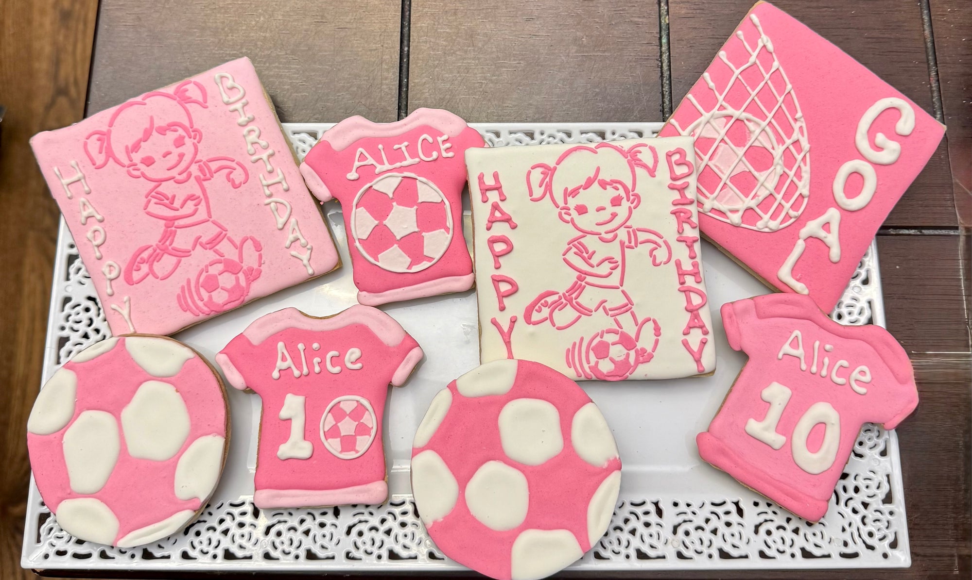 Sport Themed Decorated Cookies