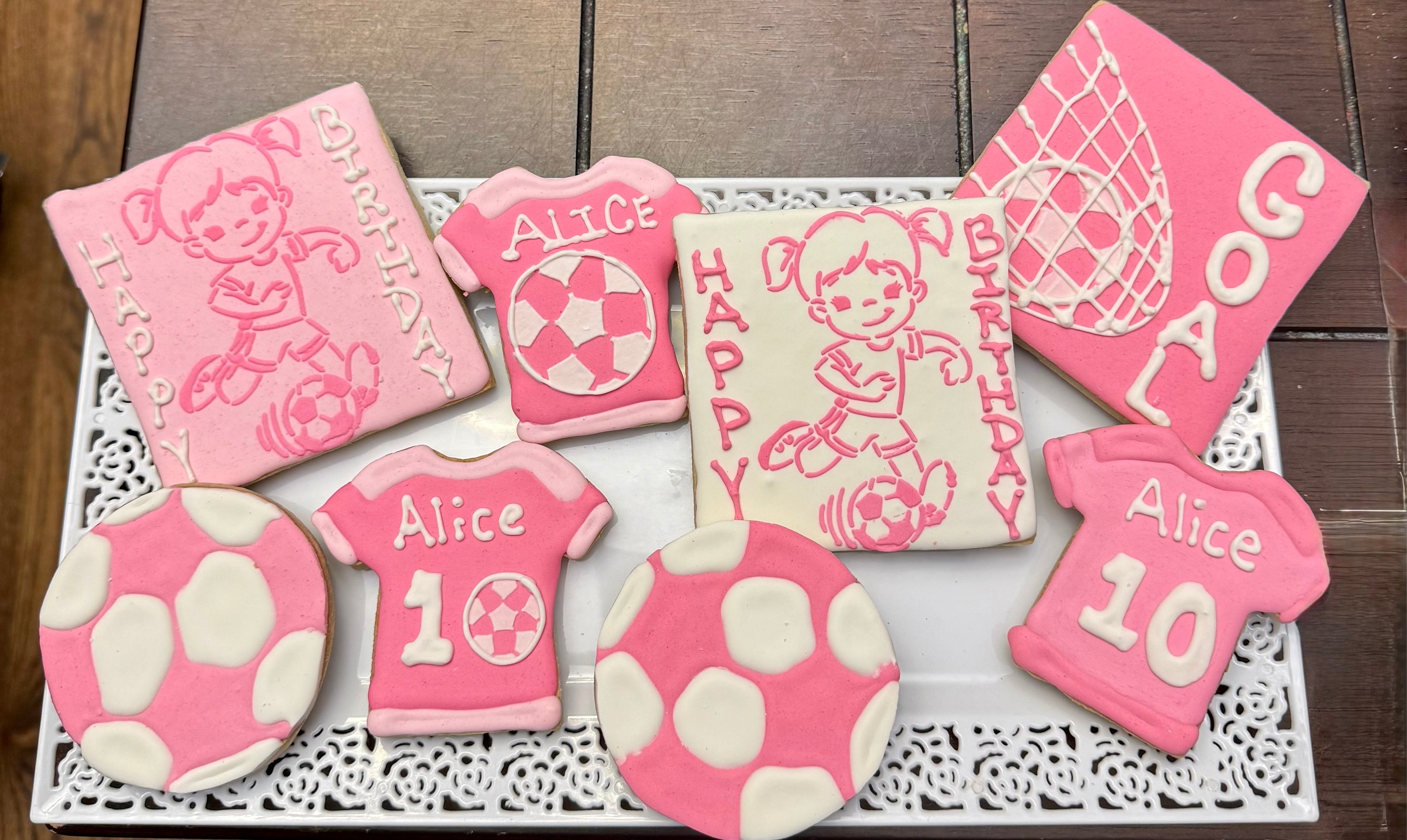 Sport Themed Decorated Cookies