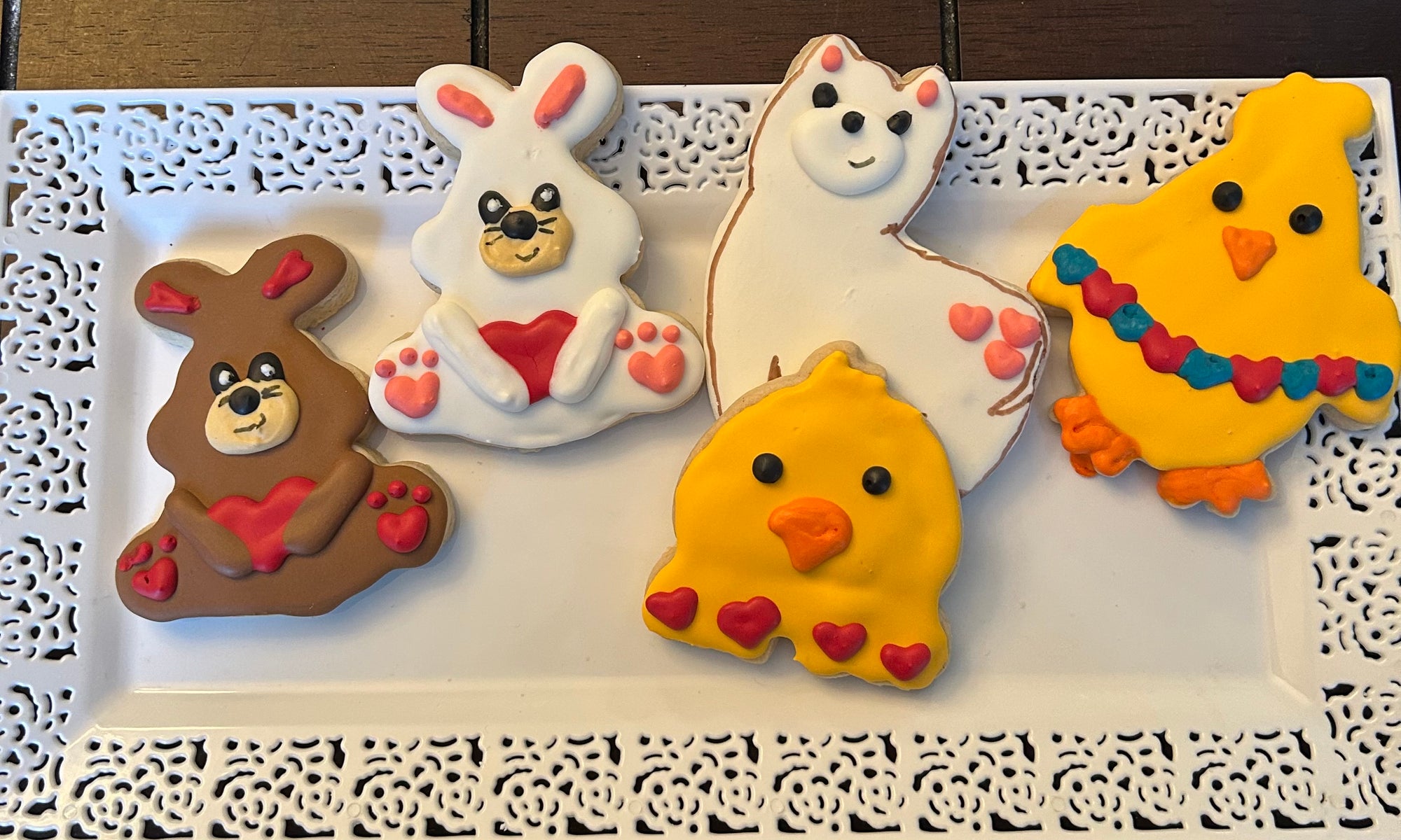 Holiday Themed Sugar Decorated Cookies