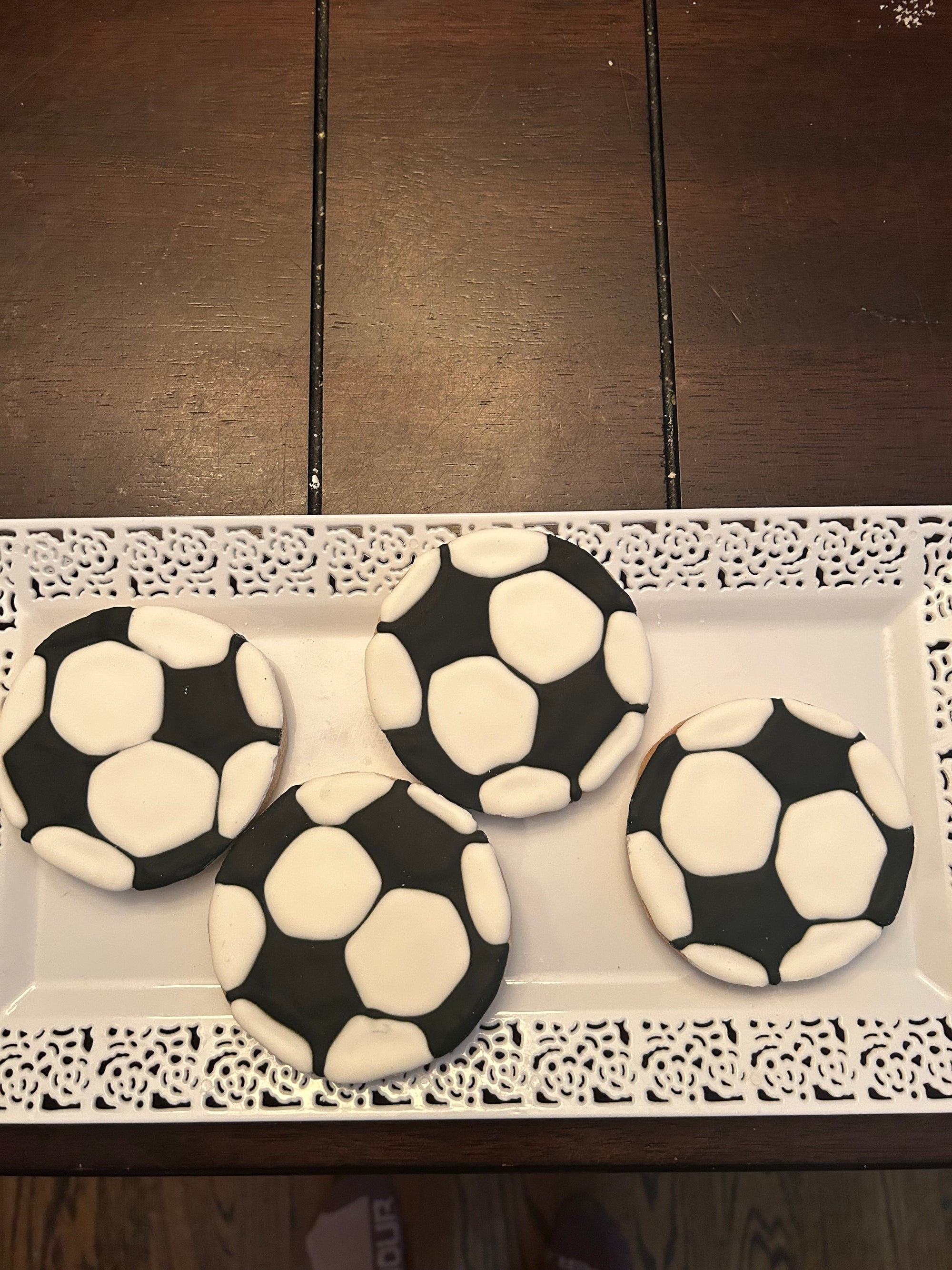 Sport Themed Decorated Cookies