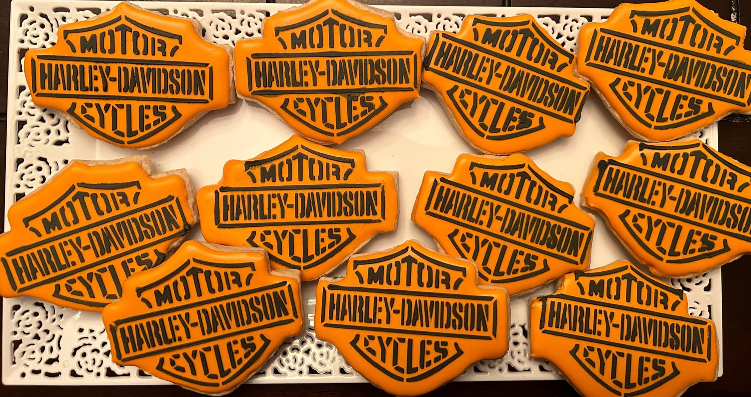 Business Logo Decorated Cookies
