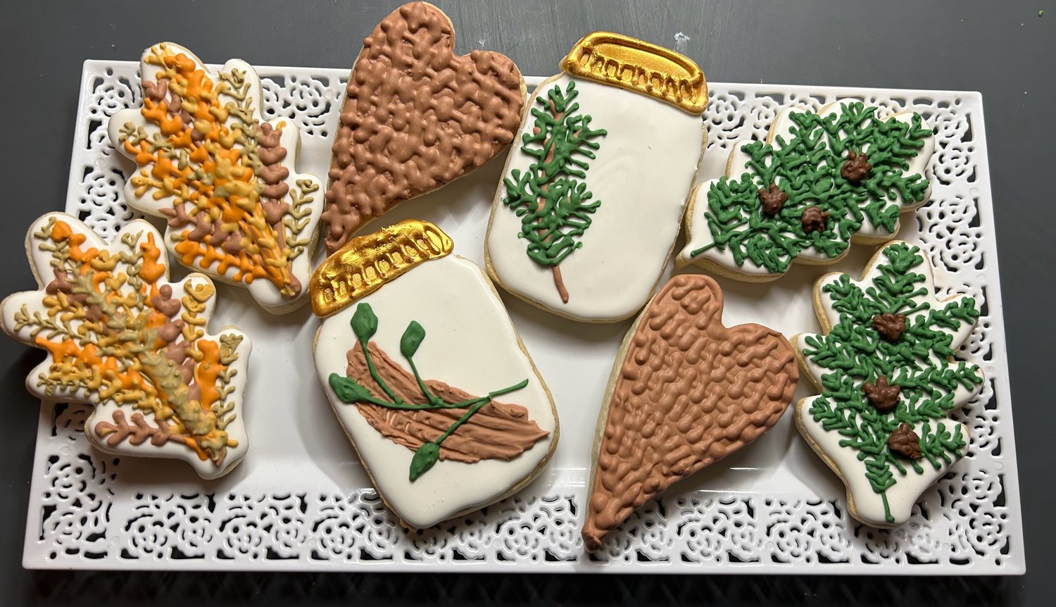 Country Themed Decorated Cookies