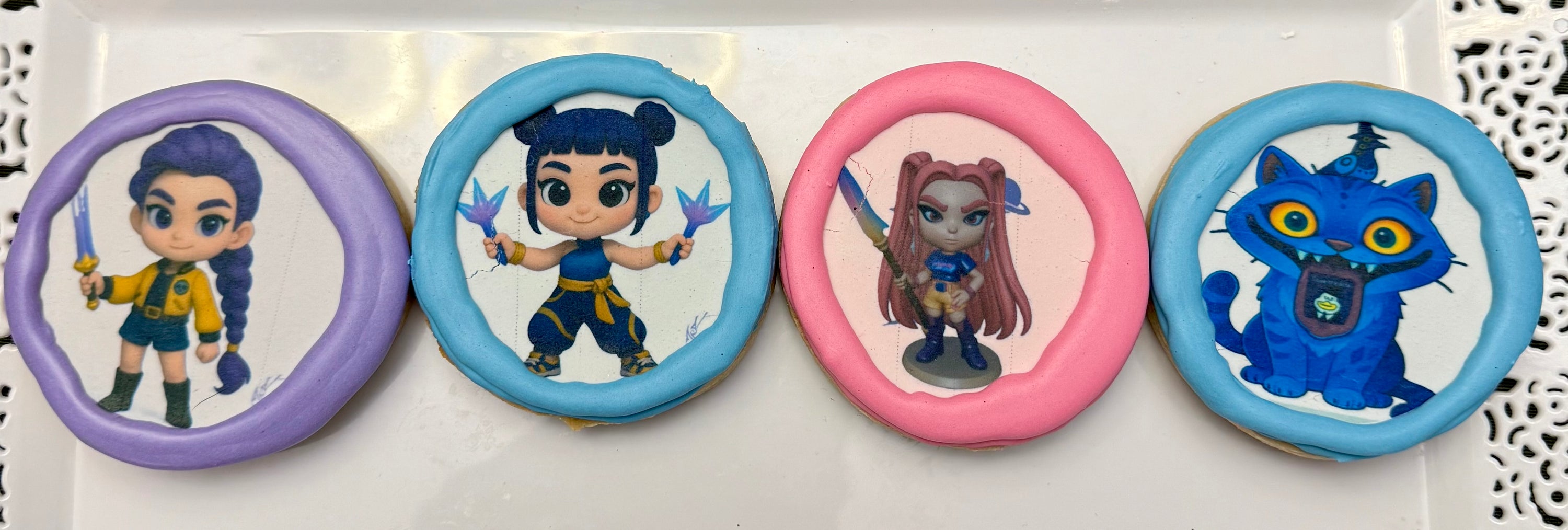 Character Themed Decorated Cookies