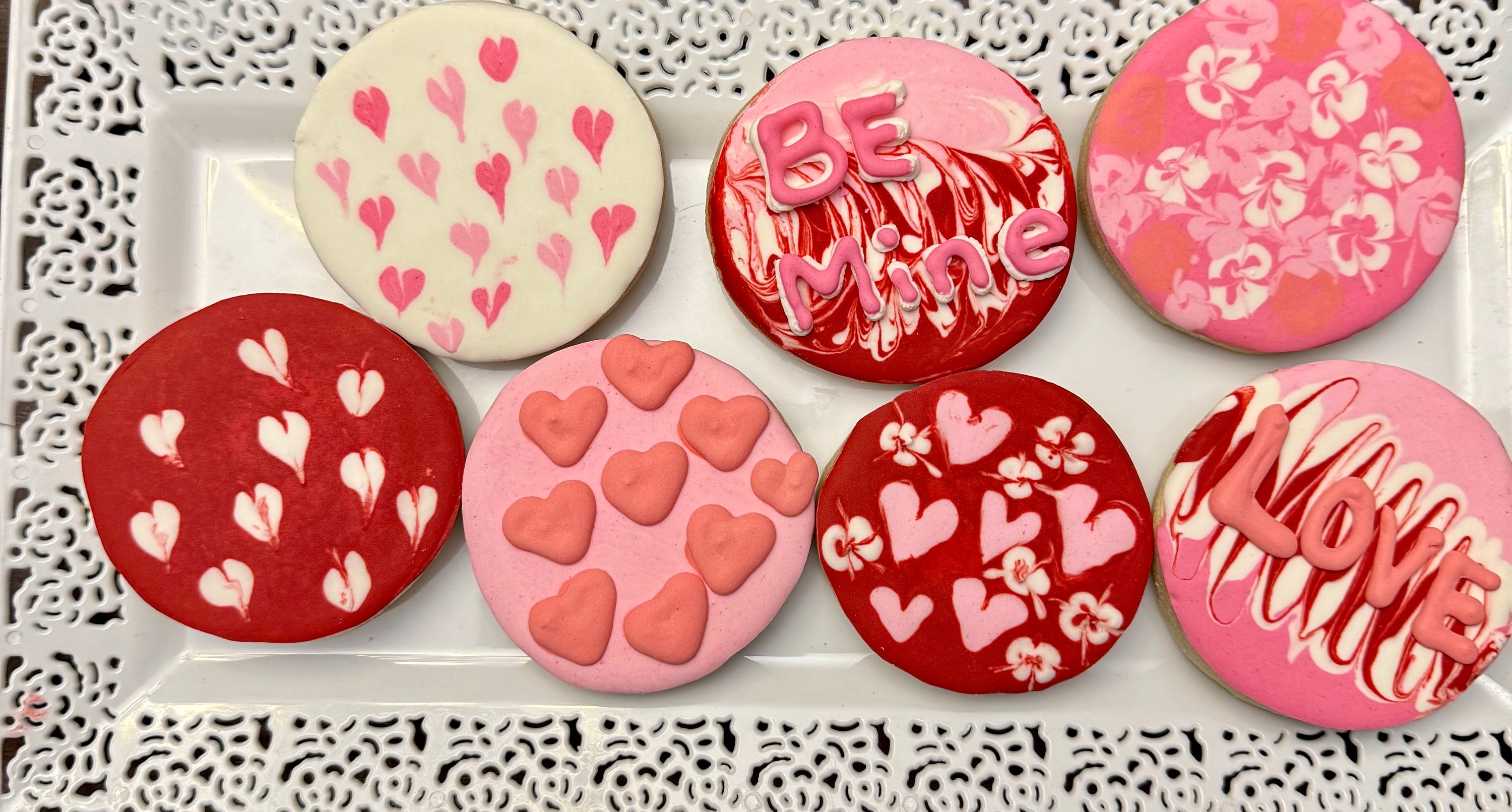 Holiday Themed Sugar Decorated Cookies