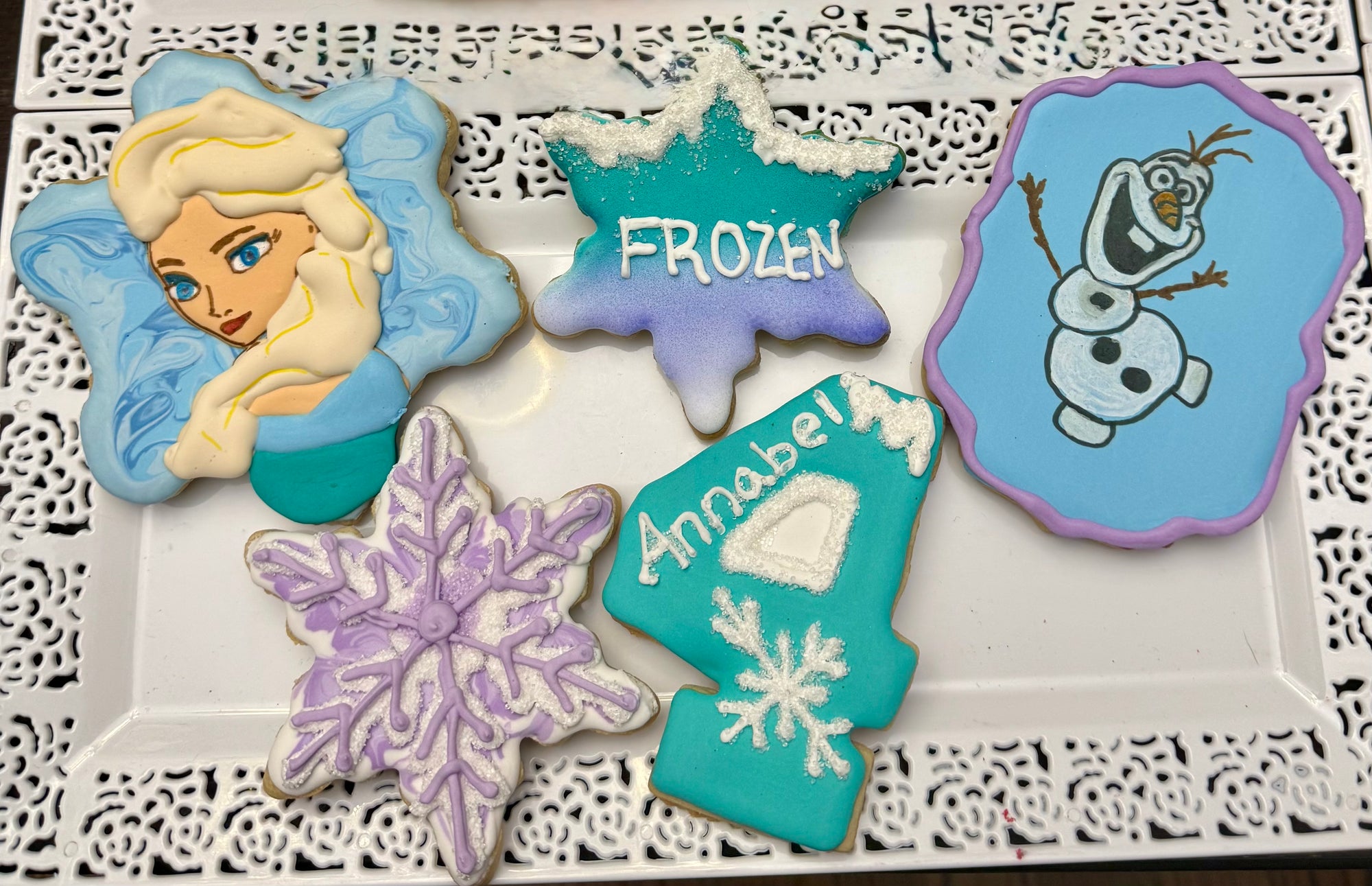 Character Themed Decorated Cookies