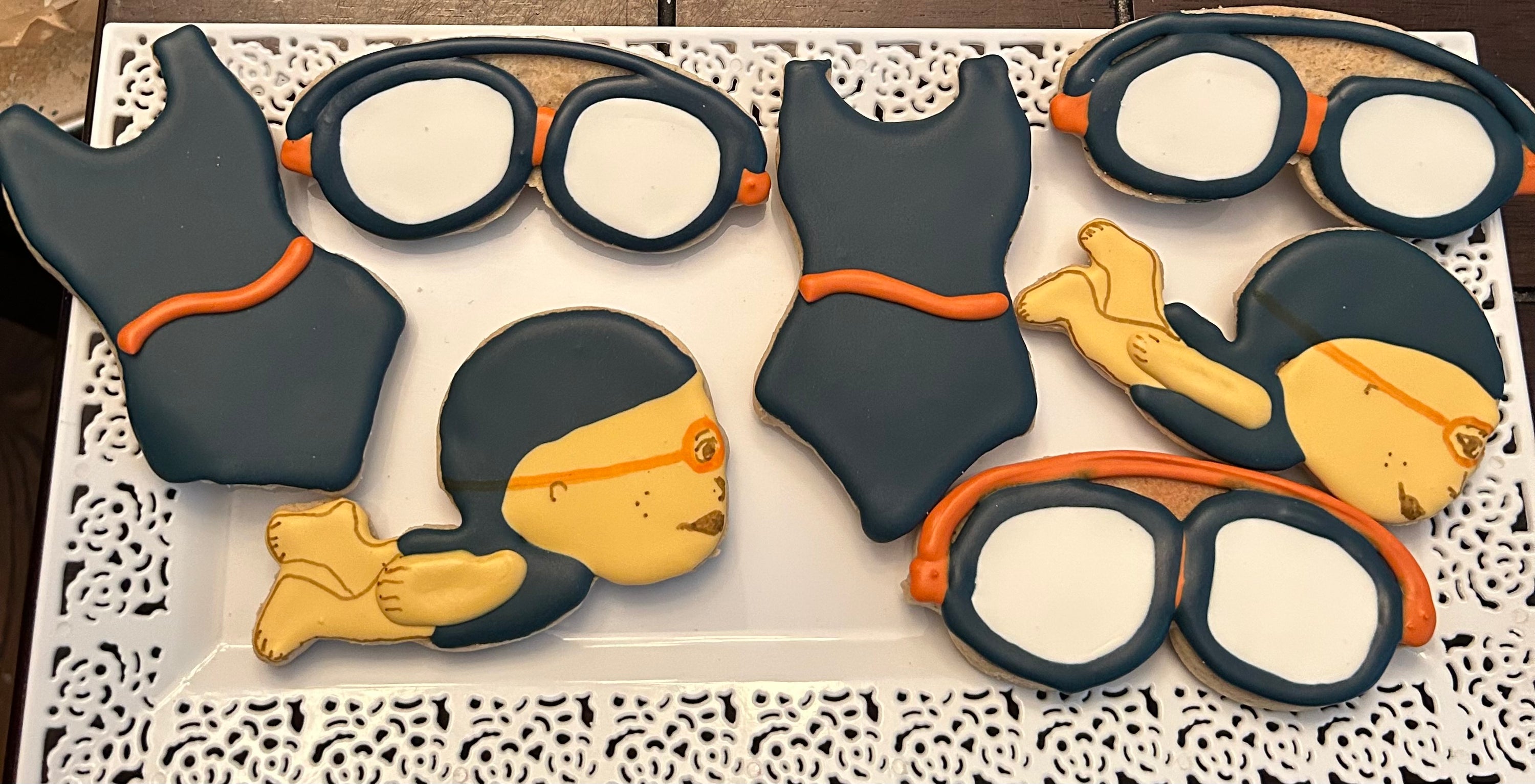 Sport Themed Decorated Cookies