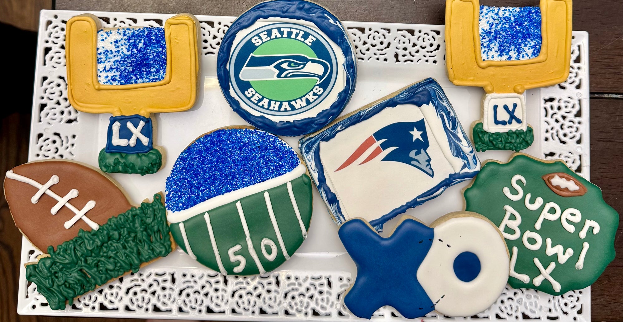 Sport Themed Decorated Cookies