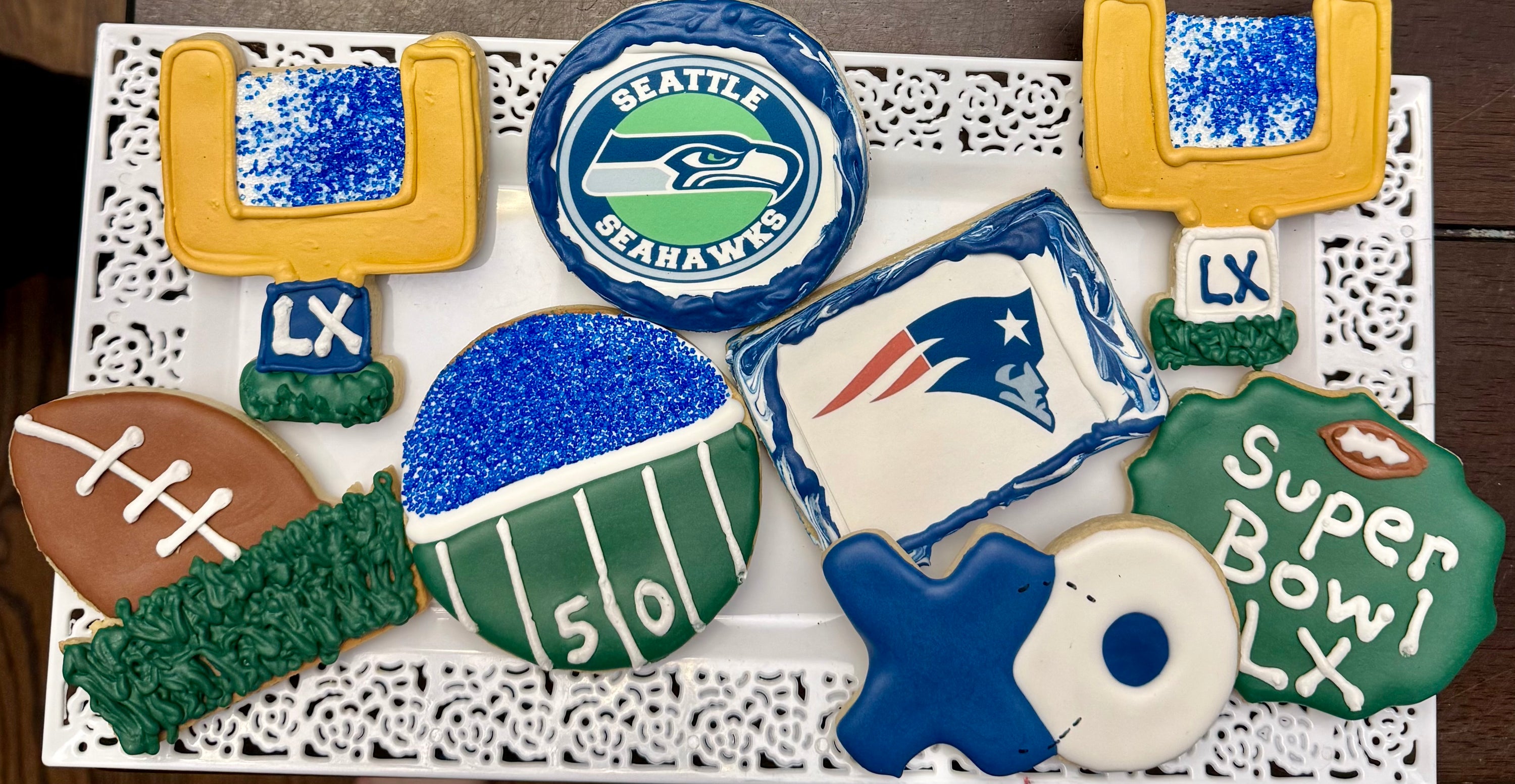 Sport Themed Decorated Cookies