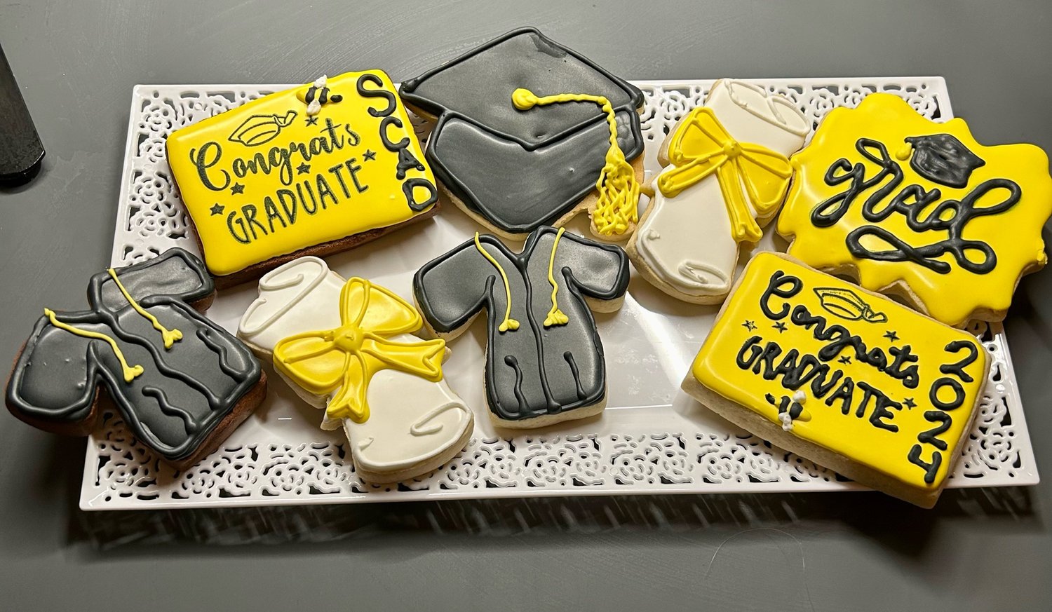 Graduation Sugar Decorated Cookies
