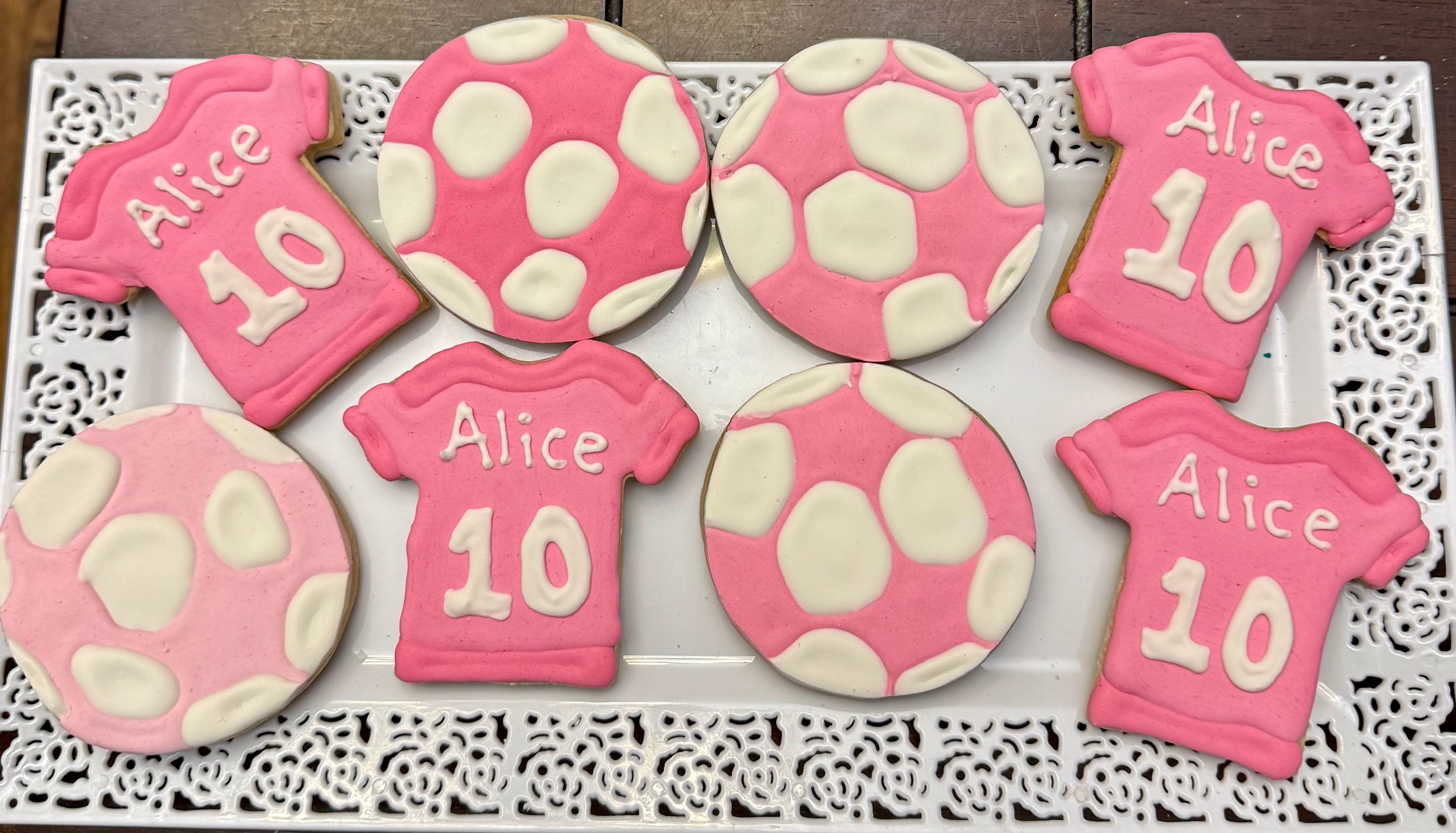 Sport Themed Decorated Cookies