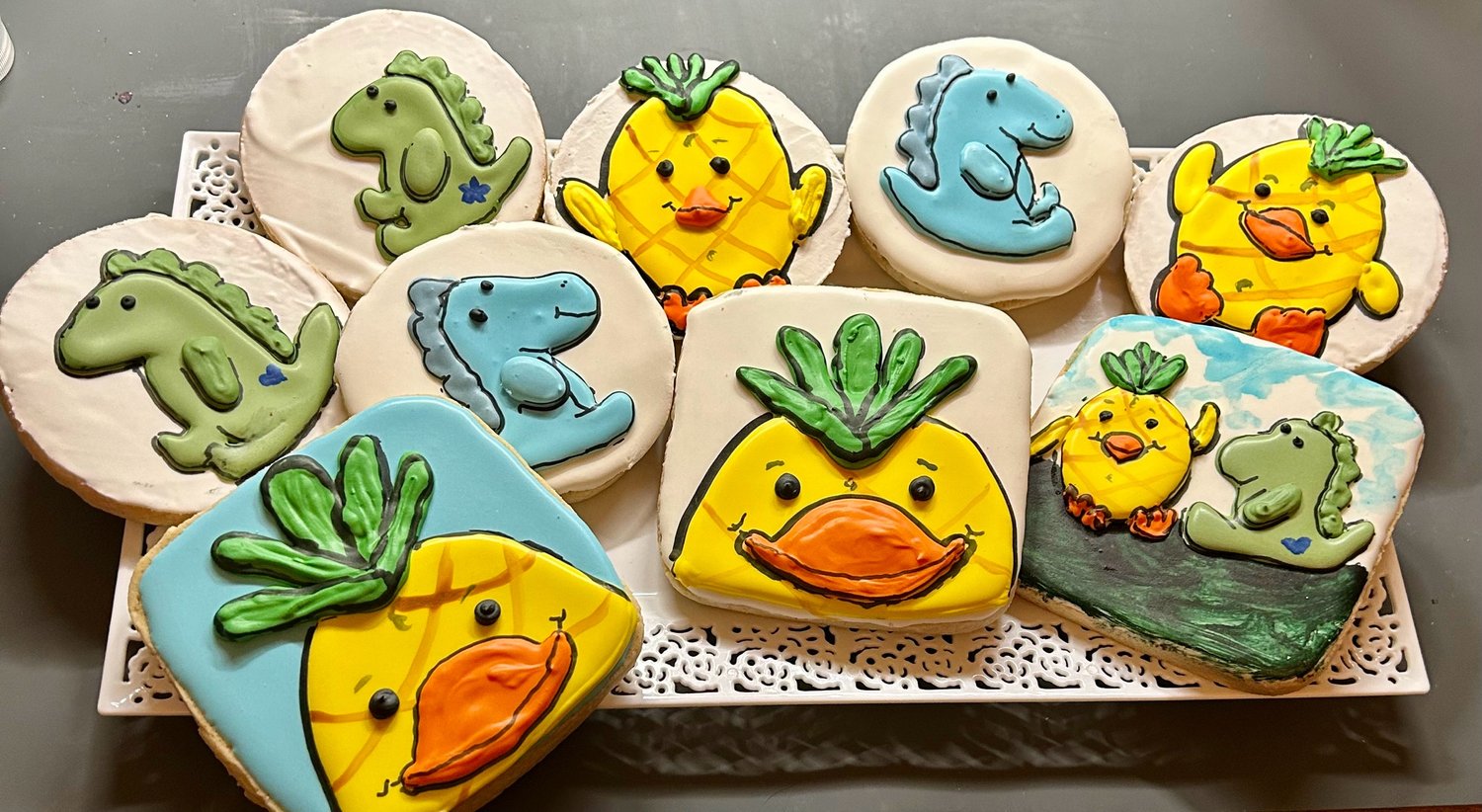 Character Themed Decorated Cookies