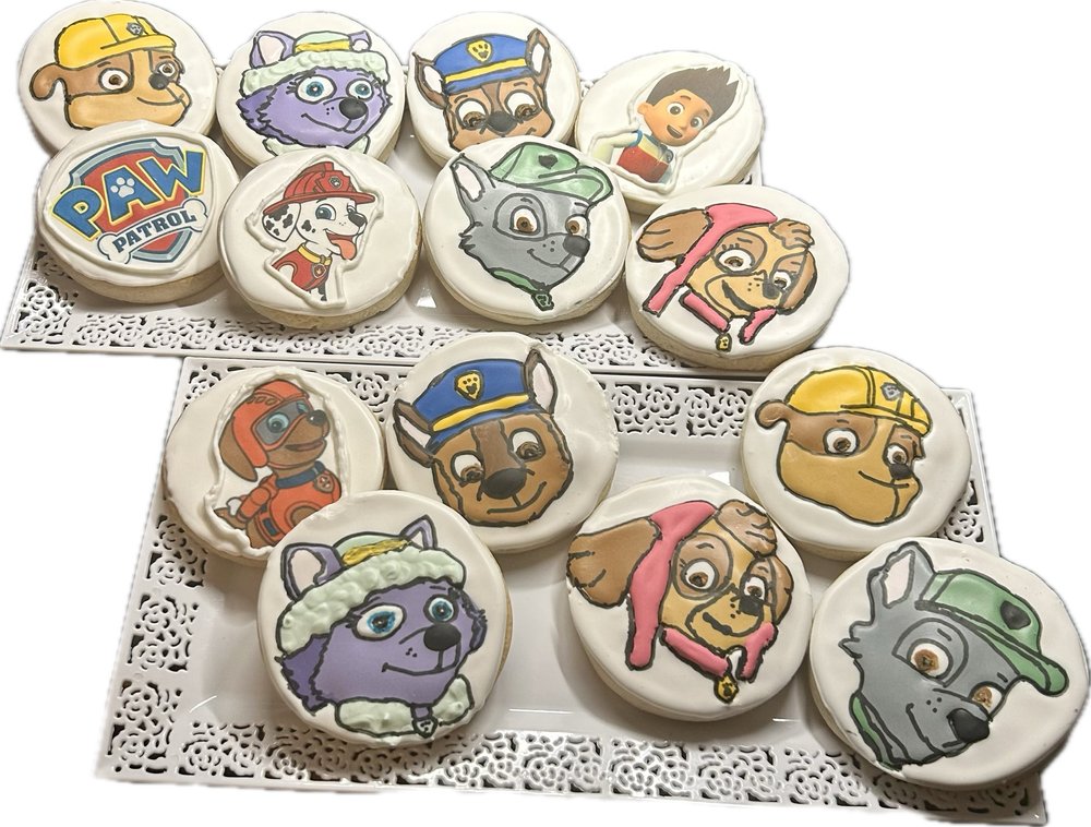 Character Themed Decorated Cookies