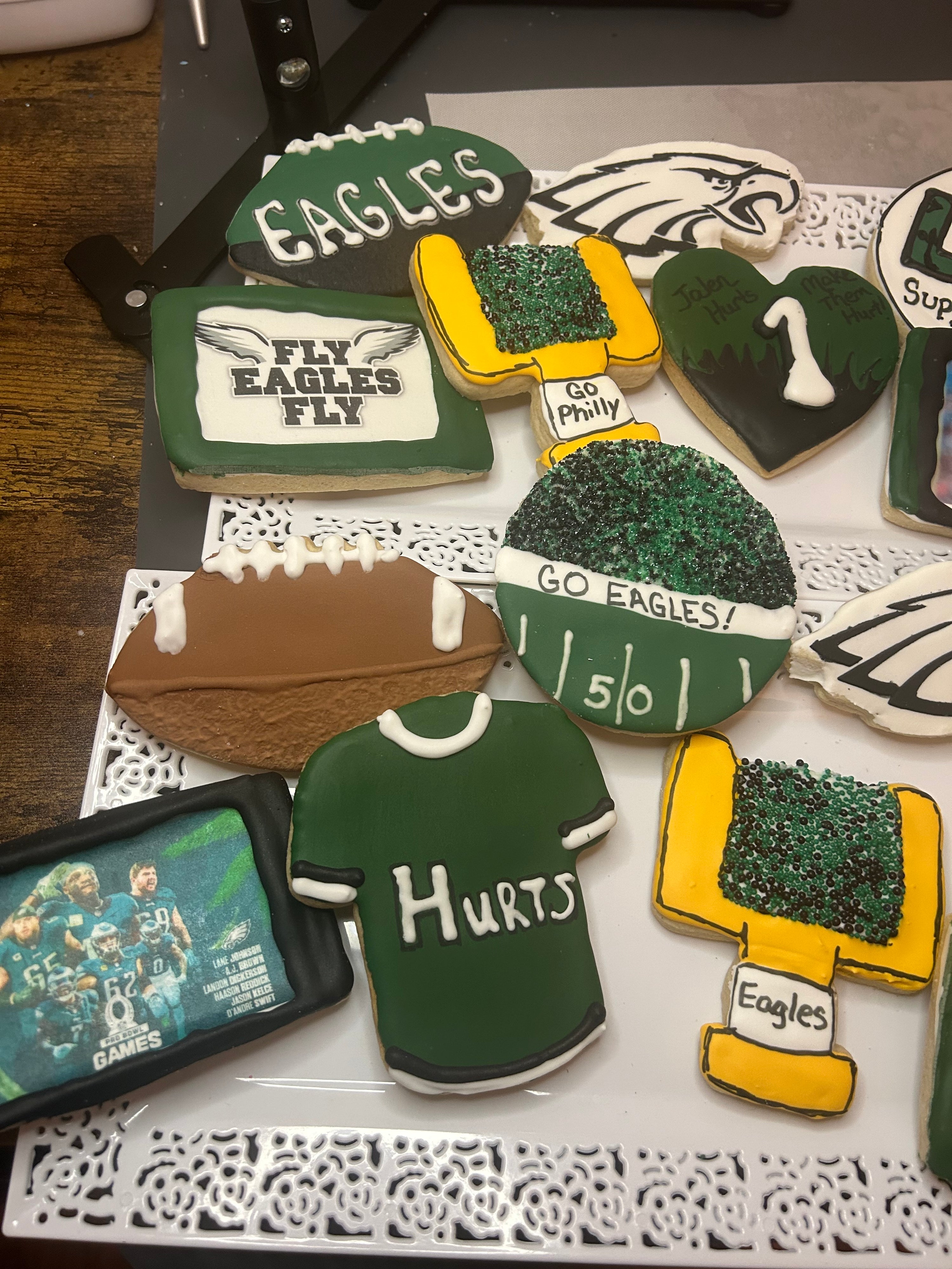 Sport Themed Decorated Cookies