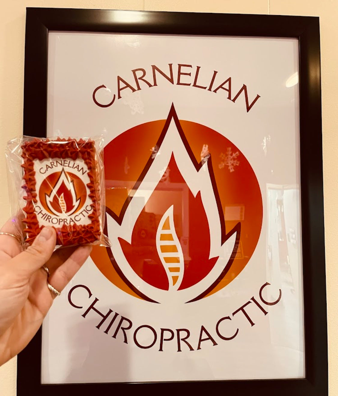 Business Logo Decorated Cookies